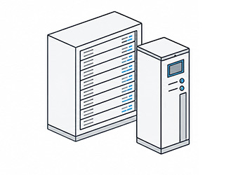 Illustrated IT cooling equipment