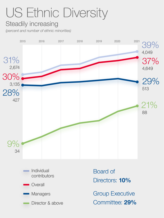 US Ethnic Diversity Graphic