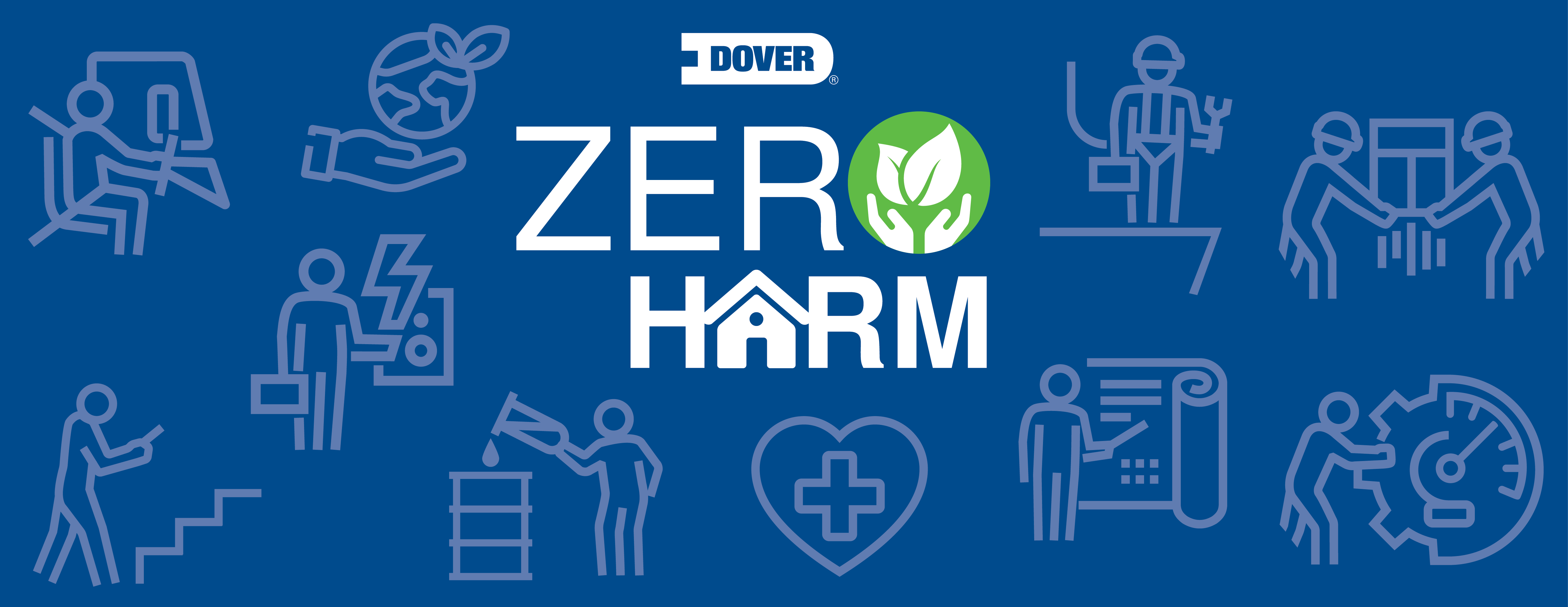 Zero Harm text displayed in front of icons depicting each of the different rules